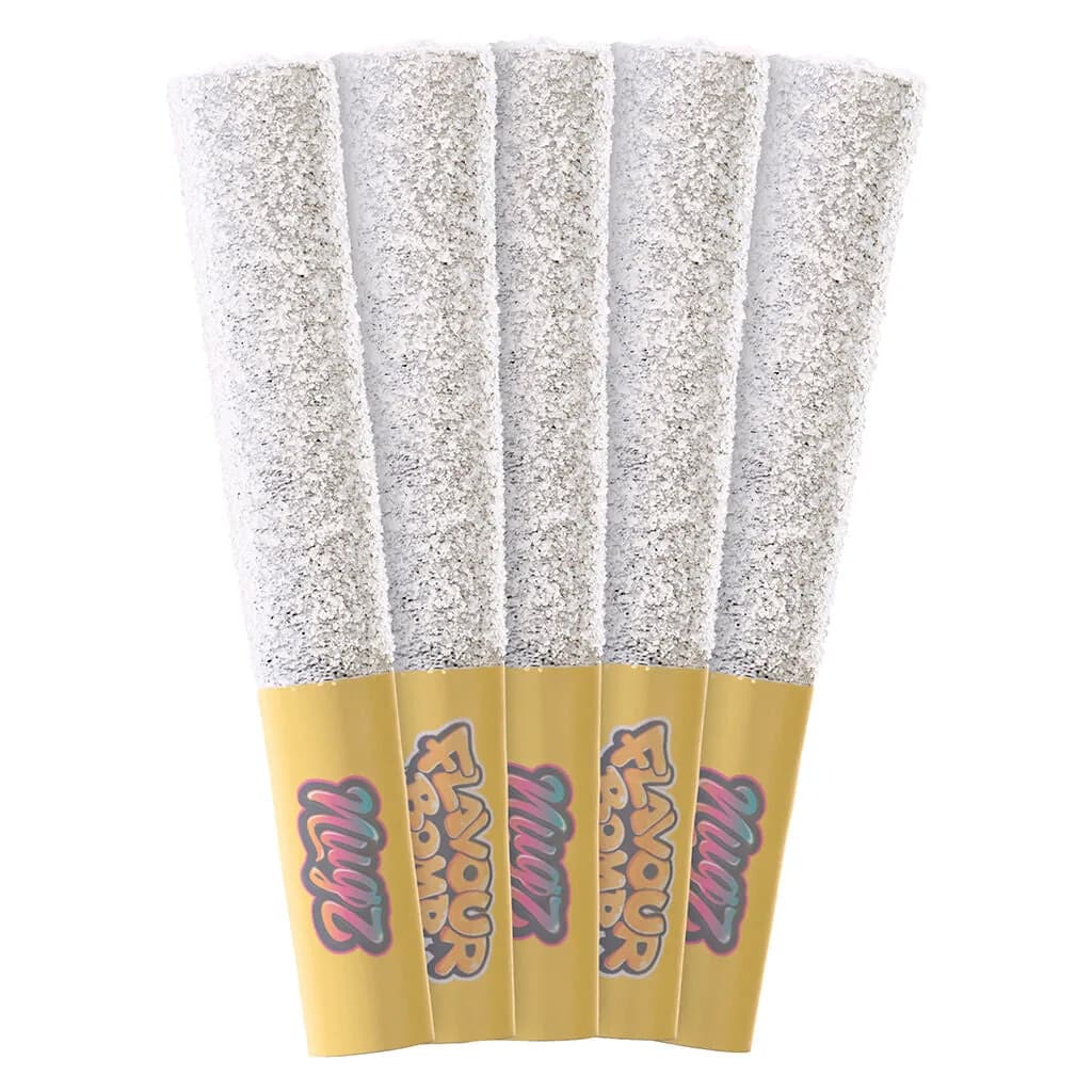 Nugz Nugz - Flavour Bomb 40 Pineapple Punch 5 x 0.5g Diamond Infused Pre-Rolls 2.5g — Infused Pre-Rolls