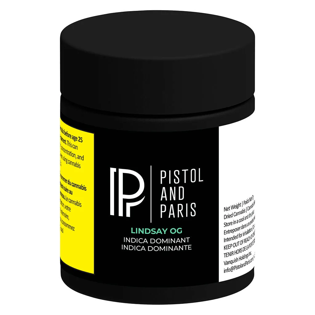 Pistol and Paris Lindsay OG 7g Dried Flower 7g — Flower