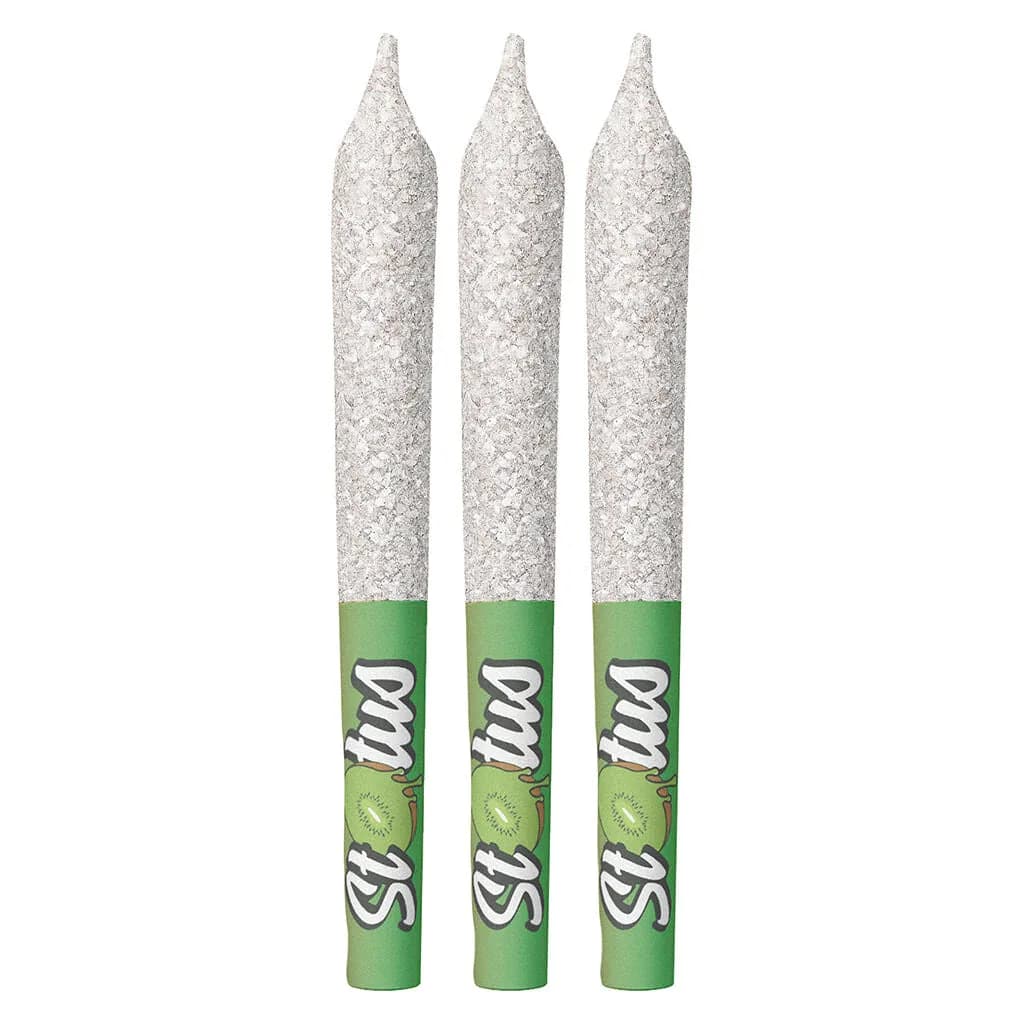 Status Status - Lamborkiwi 3 x 0.5g Diamond Coated & Infused Pre-Rolls 1.5g — Infused Pre-Rolls