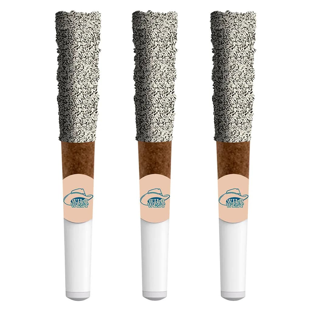 Wild West 60+ Blueberry Bronco Diamond Dipped Blunts 3x0.5g 1.5g — Infused Pre-Rolls
