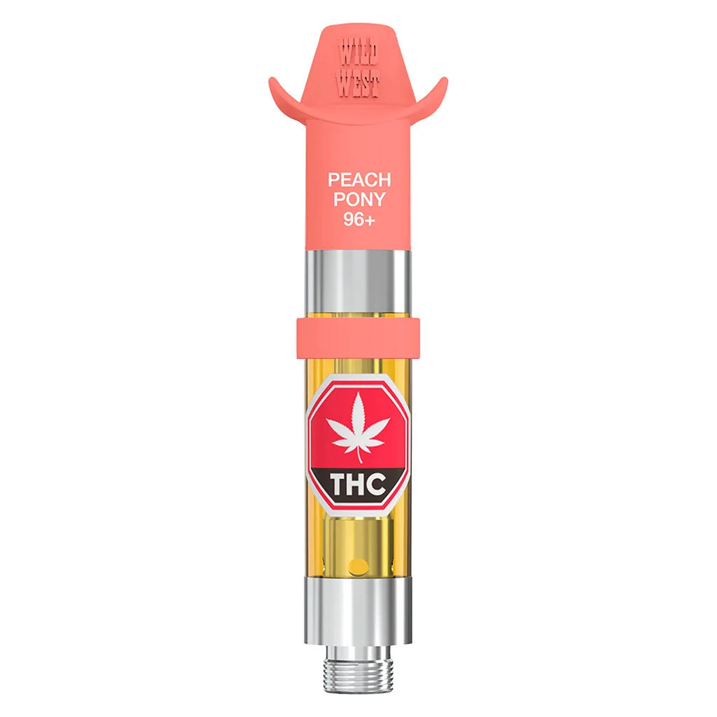 Wild West Wild West - Peach Pony Liquid Diamond 0.95g Prefilled Vape Cartridge 0.95g — Vape Carts