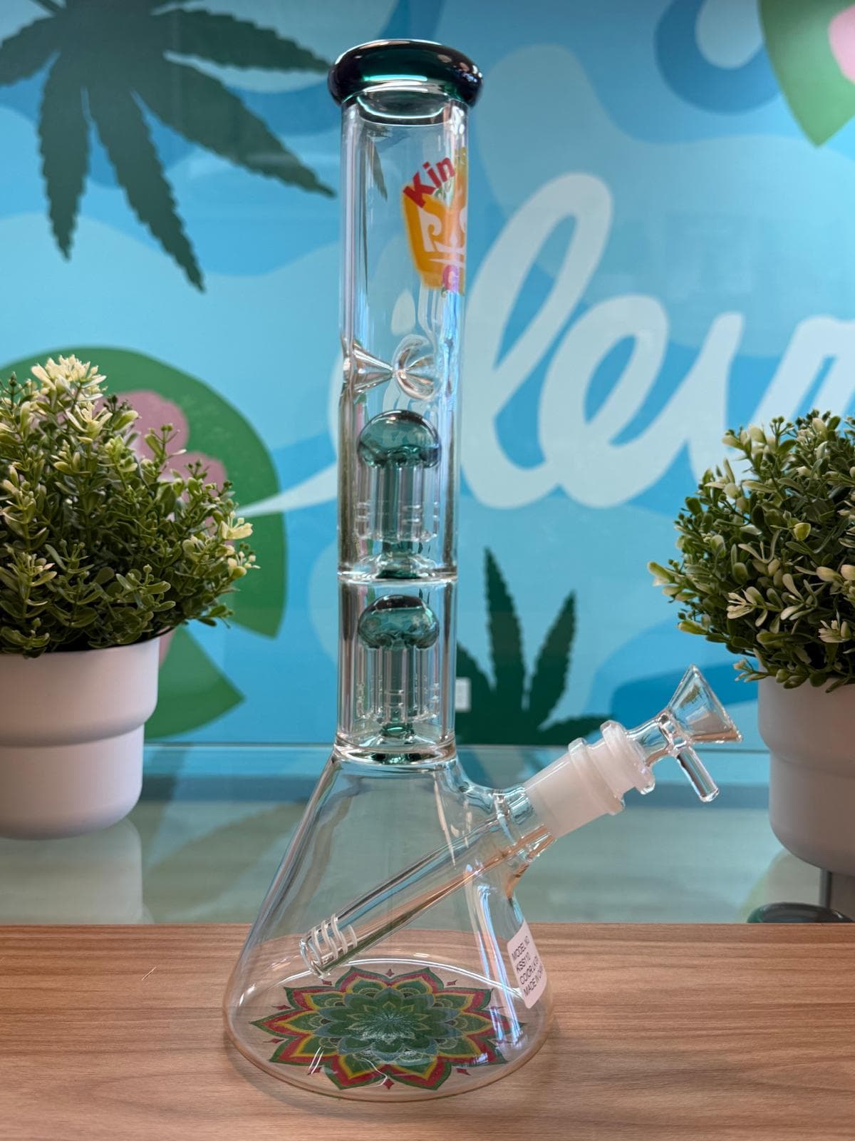 KIN SA 14 INCH BONG by Unknown - Accessories