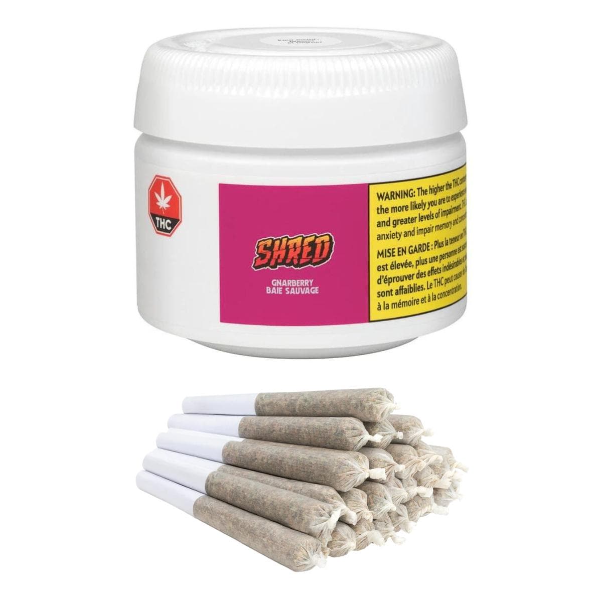 Shred - Gnarberry J's 14 x 0.5g Pre-Rolls by Shred - Pre-Rolls