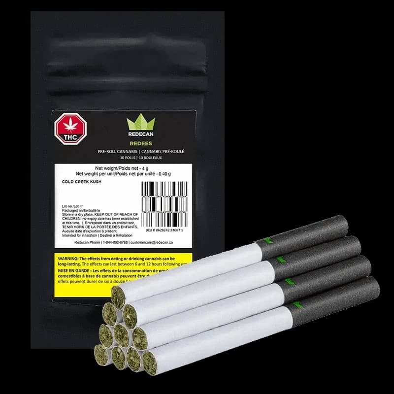 REDECAN REDEES COLD CREEK KUSH 10 x 0.4 G PRE-ROLLS by Redecan - Pre-Rolls