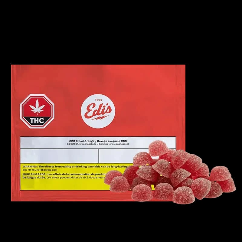Foray - CBD Blood Orange Soft Chew 30x5g by Foray - Edibles