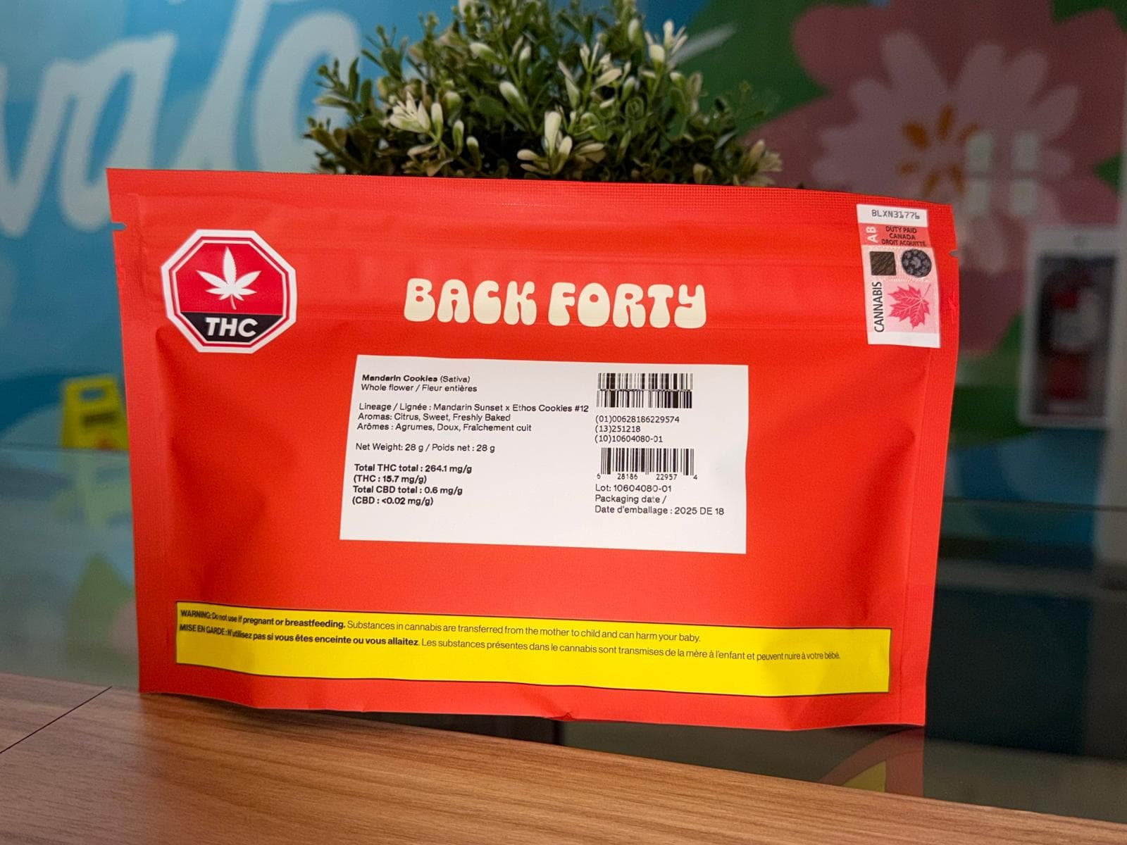 Back Forty - Mandarin Cookies 28g Dried Flower by Back Forty - Flower