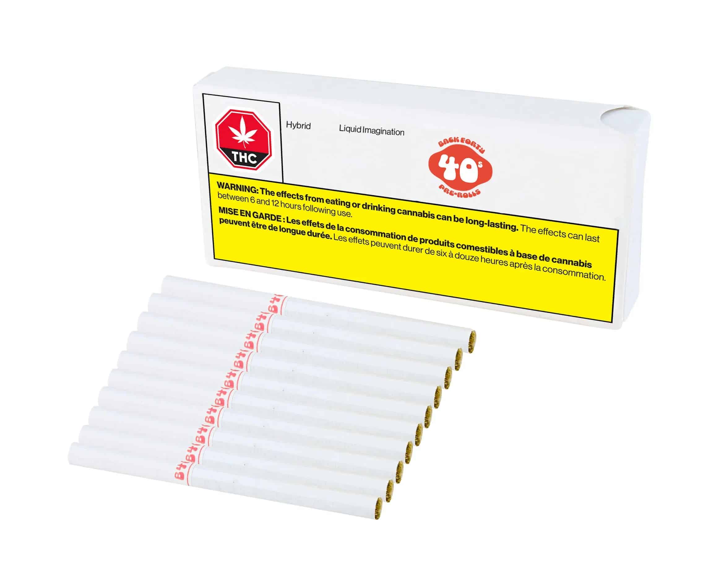 Back Forty - Liquid Imagination 10 x 0.35g Pre-Rolls by Back Forty - Pre-Rolls