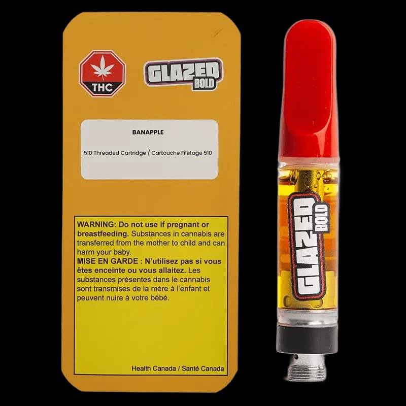 BOLD GLAZED - BOLD GLAZED Banapple 1g Prefilled Vape Cartridge by BOLD GLAZED - Vape Carts