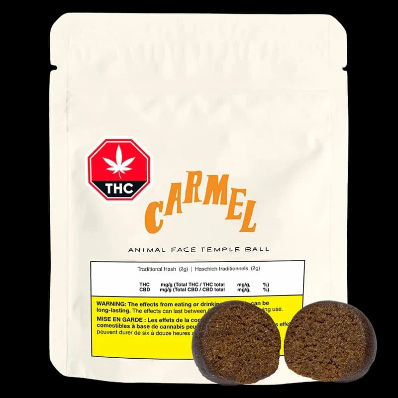Carmel - Carmel Animal Face Temple Ball 2g Hash by Carmel - Concentrates